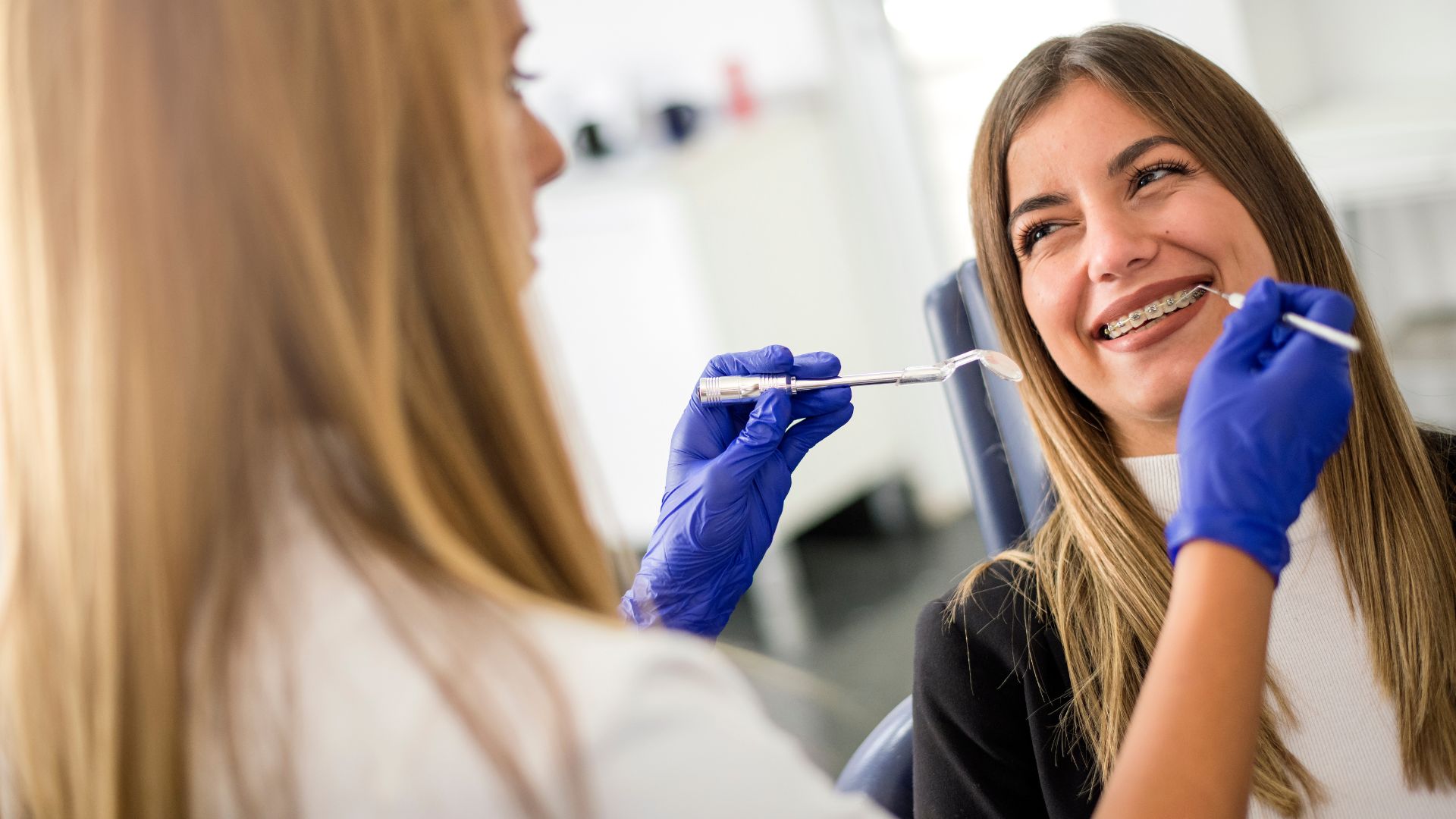 Adult braces patient